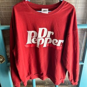 XXL Dr Pepper Red Sweatshirt